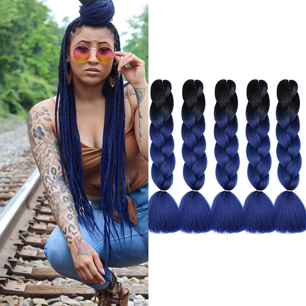 Black-Dark Blue