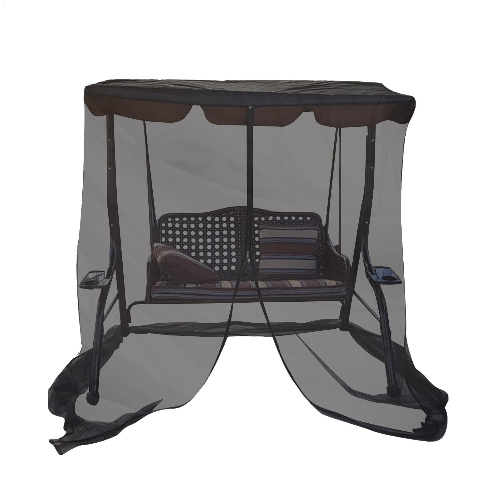 Moustiquaire balancelle terrasse pour stopper les moustiques du banc extérieur