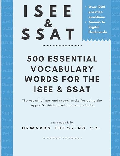 The Essential 500 Vocabulary Words for the ISEE &amp; SSAT