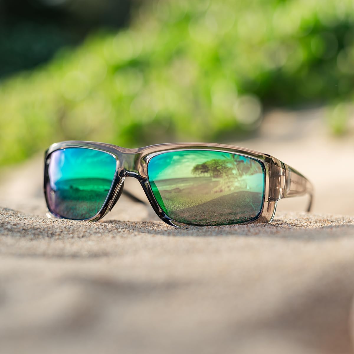 Shady Rays Capitan | Wrap Frame with Rubber Accents and Polarized Lens