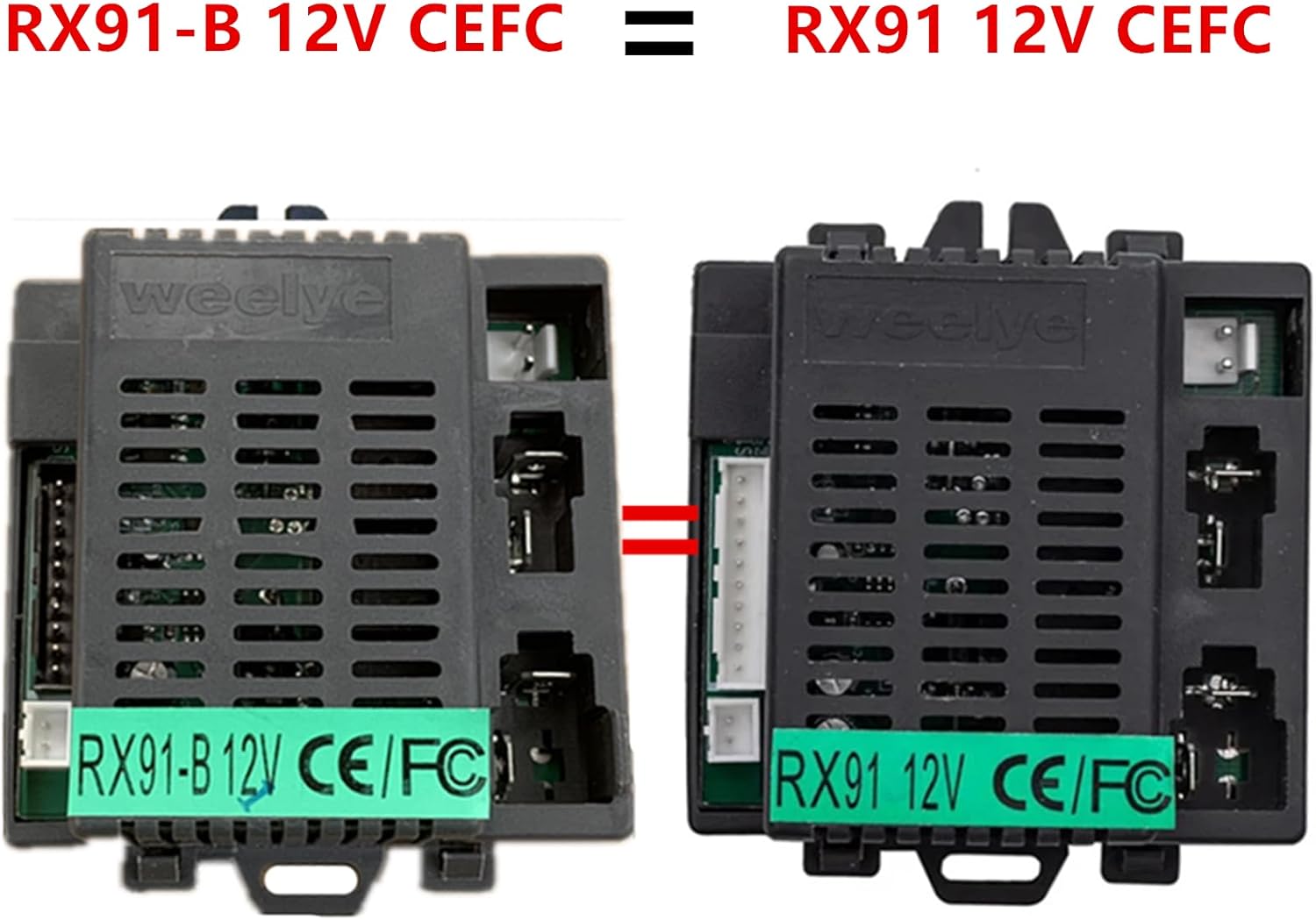 RX91-B 12V Control Box Comparison