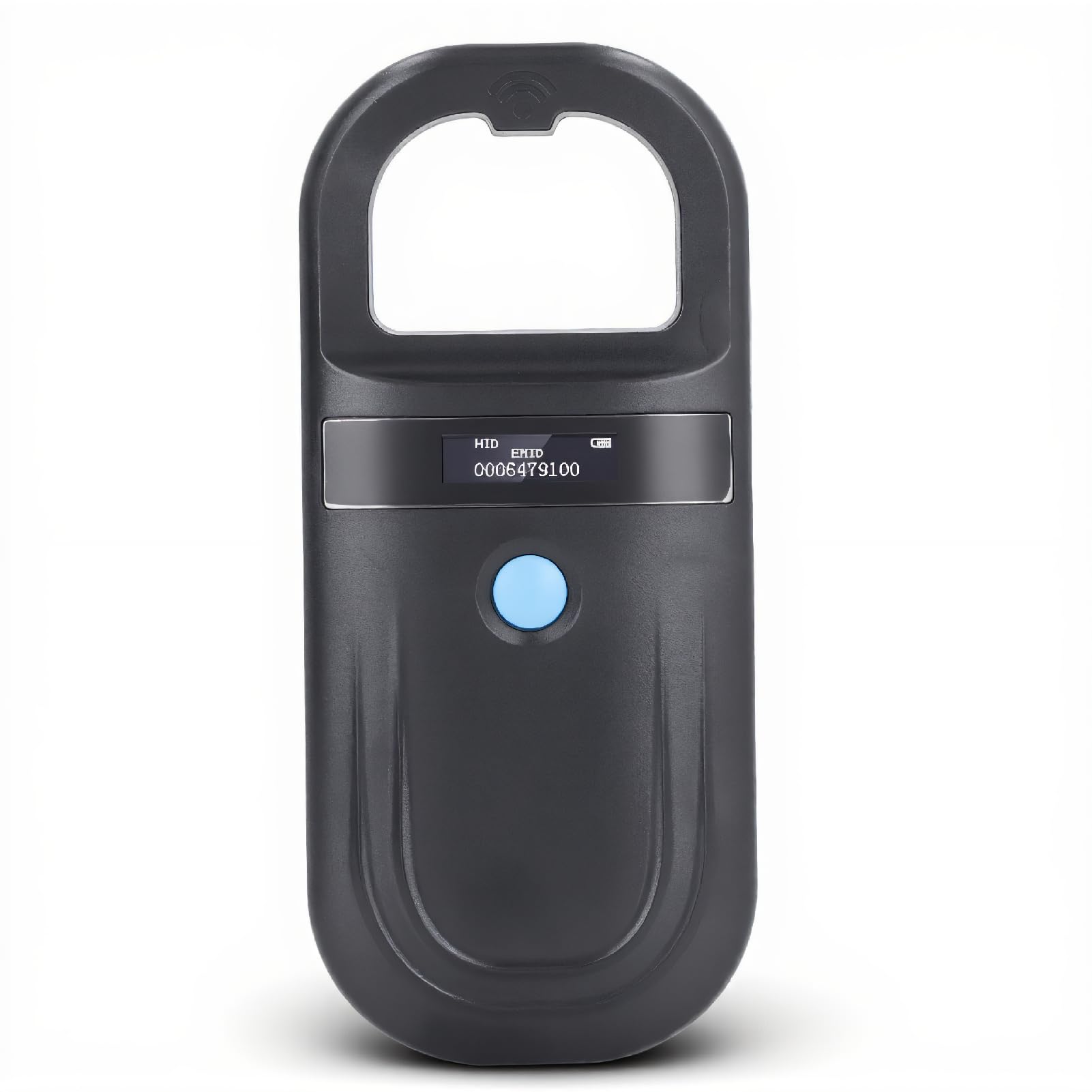 Scanner de Micropuces Animales, Rechargeable FDX B EMID PET TAG CHIP Scanner avec 128 étiquettes, 134.2 KHz, Conception Portable, Lecteur D'identification de Puce pour Animaux