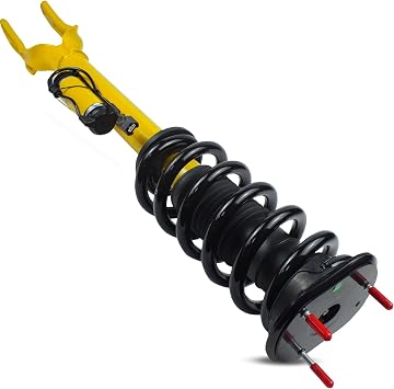 Front Left Shock Absorber Coil Spring Assembly w ADS Compatible with Jeep Grand Cherokee 2012-2015 | OE# 68139497AC, 68139497AD, 68139497AE, 68139497AF | Front Driver Side Air Shock Absorber