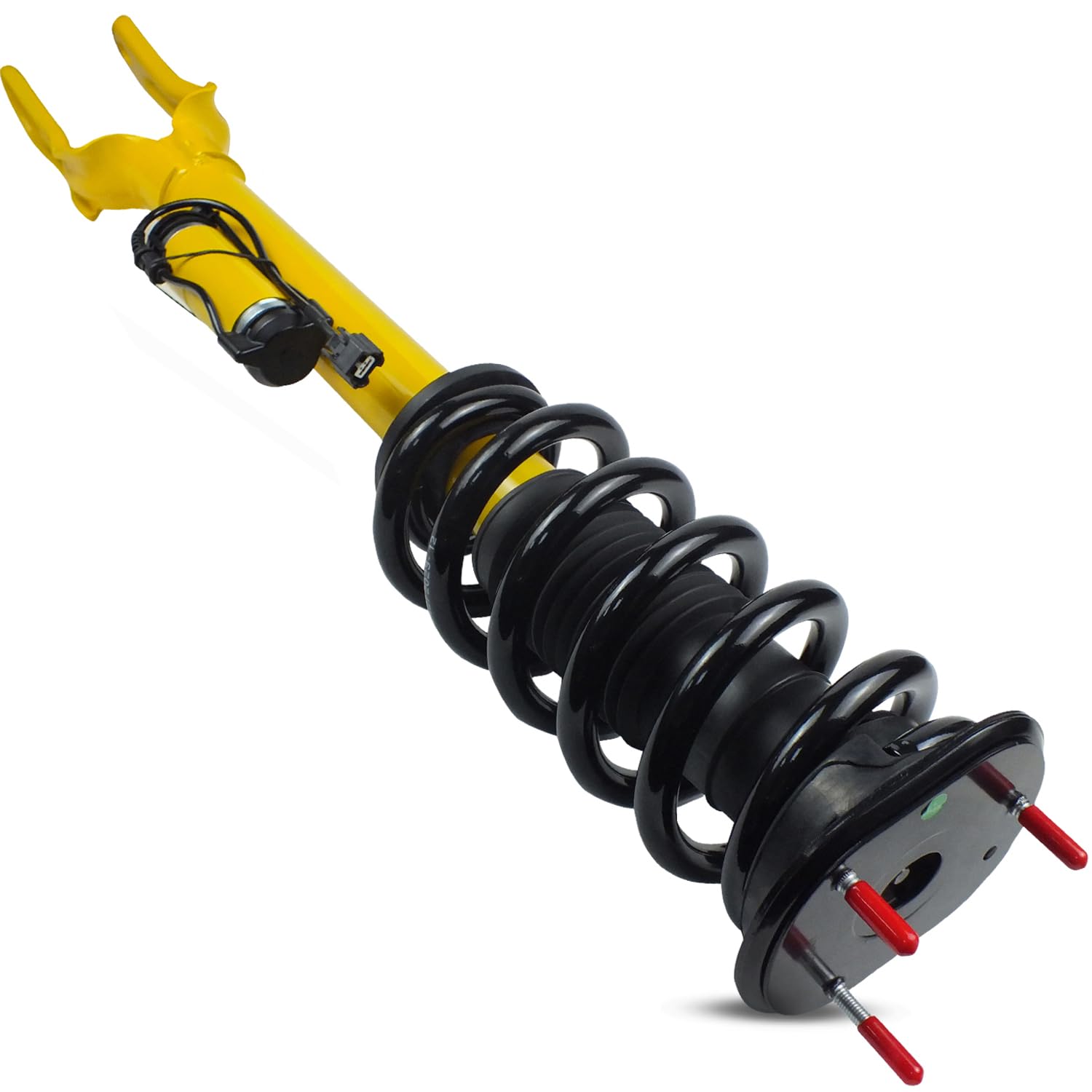 Front Left Shock Absorber Coil Spring Assembly w ADS Compatible with Jeep Grand Cherokee 2012-2015 | OE# 68139497AC, 68139497AD, 68139497AE, 68139497AF | Front Driver Side Air Shock Absorber