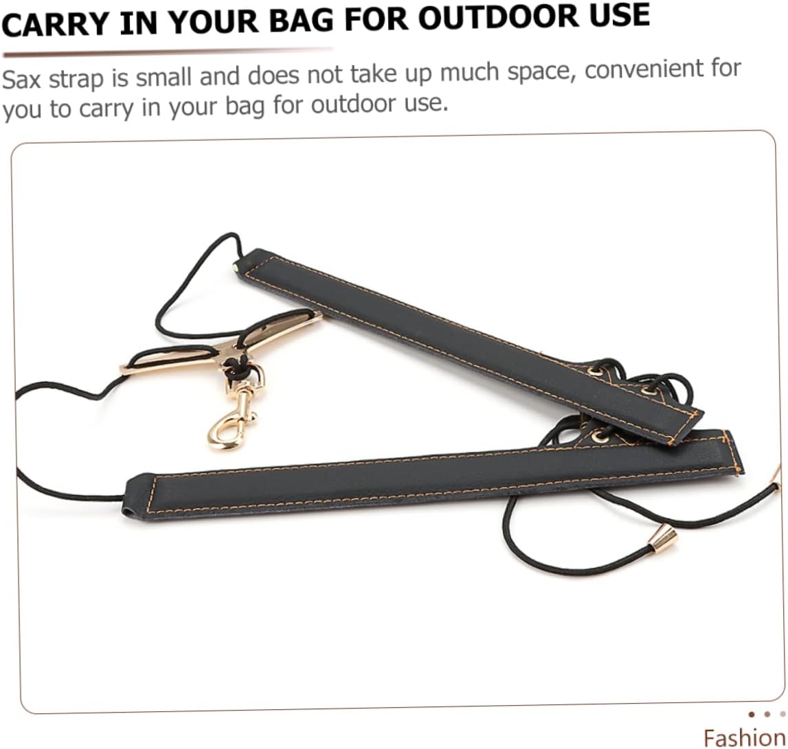 Milisten Saxophone Shoulder Strap Adjustable Sax Harness for Comfort and Support Durable Design for Use Saxophone Accessory for Musicians