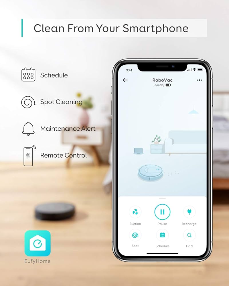 新品★eufy EUFY ROBOVAC G10 HYBRID WHITE eufy by Anker, RoboVac G10 Hybrid, Robotic Vacuum Cleaner