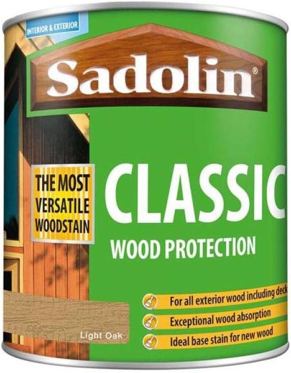 Sadolin Classic Wood Protection 1 litre - Light Oak