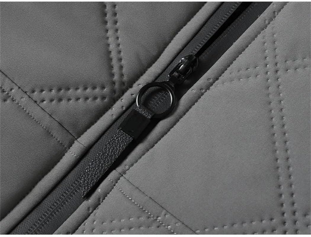 Men's Hooded Parka - Fleece Lined Down Jacket Solid Color Business Leisure Coat