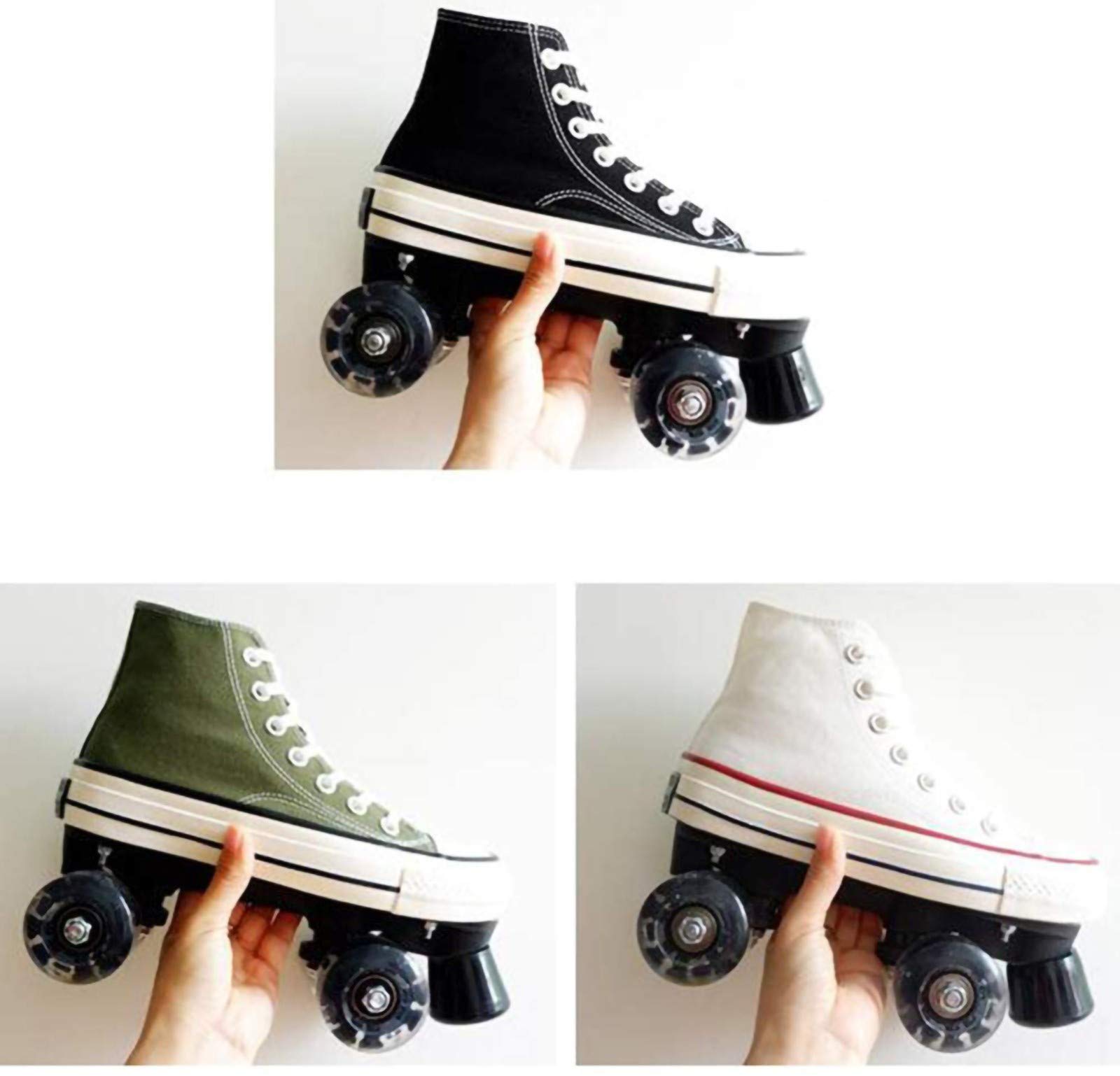Patines De Ruedas Para Adultos, Doble Fila, De Lona, Doble Hilera, Patines De Cuatro Ruedas, Cómodos Y Ventiladores, Para Hombres, Mujeres, Niños Y Adultos