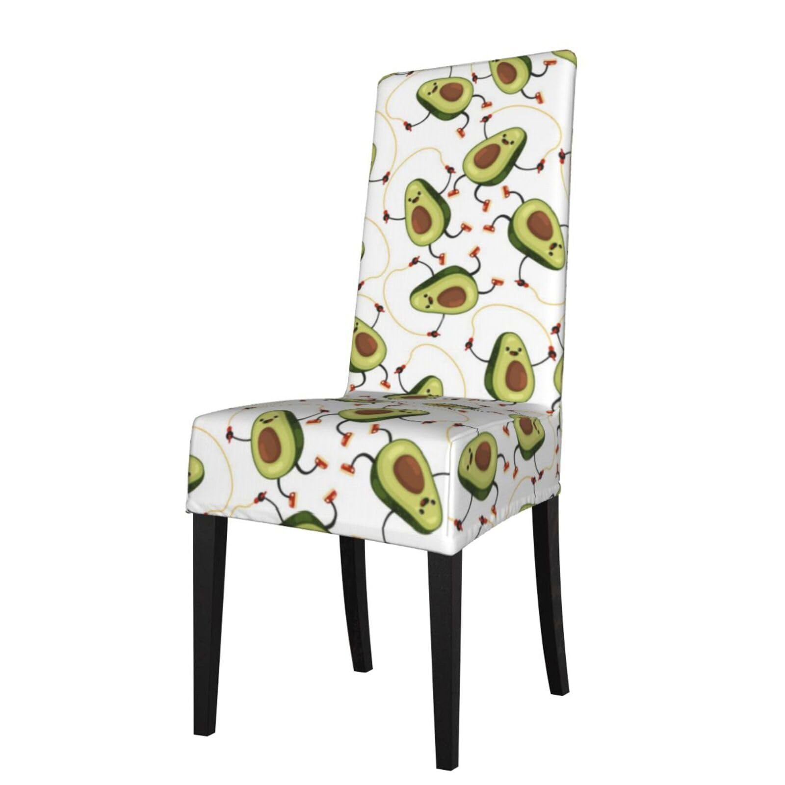 LKYMOH Cute Avocados, Chair Covers Stretch Chair Slipcovers for Dining Room, for Party Pet Protection Universal Fit Soft Polyester