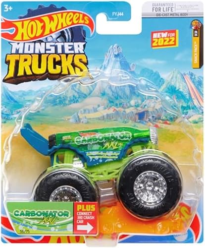 Hot Wheels 2022 - Monster Trucks - Carbonator XXL 56/75 - Paquete de aperitivos 6/6