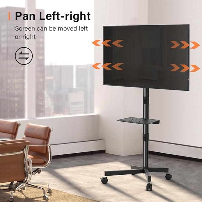 Soporte Móvil para TV KKTONER de 23 a 65 Pulgadas con Ruedas miniatura 7