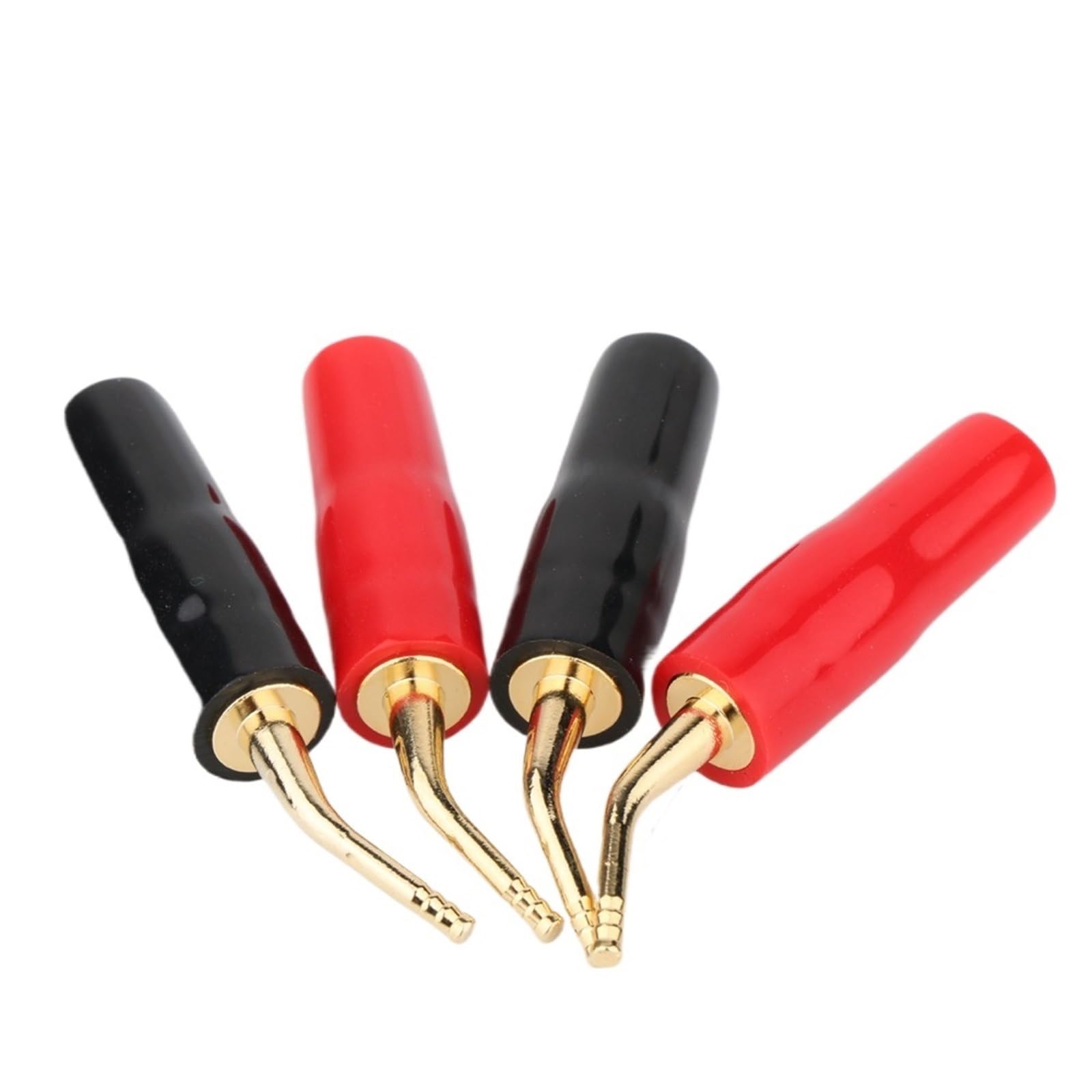24 Piezas Conectores Banana for Cable de Altavoz Conectores de Conectores Banana de Altavoz de Plástico Blando Conectores de Altavoz de Audio con Bloqueo de Tornillo(2 Pieces)