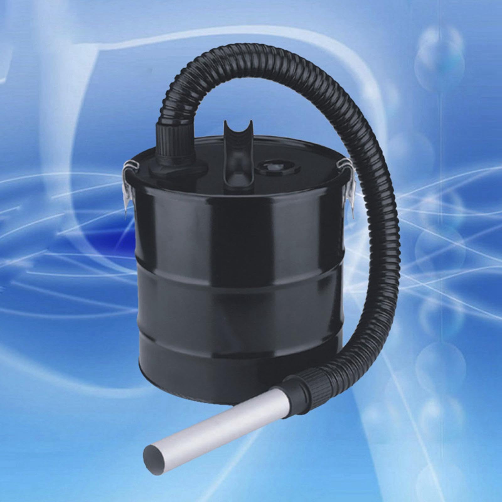 Milageto Seau collecteur de poussière, Filtre, Fournitures, Haut de Gamme, récipient de Collecte des Cendres, aspirateur, Seau à Cendres pour cheminées, 20l