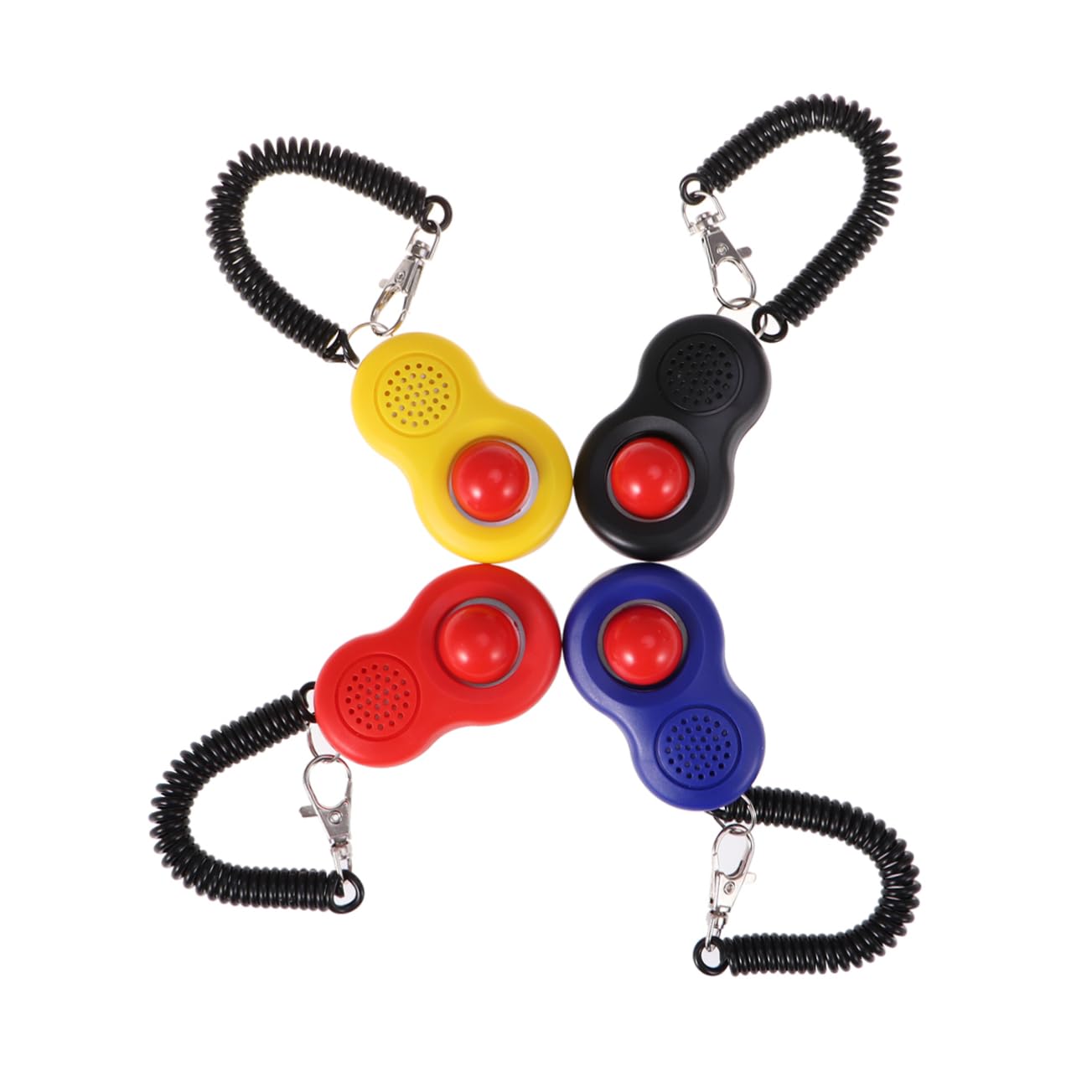 Kisangel 12pièces Clicker De Formation pour Chiens Et Chats avec Dragonne Élastique Outil Professionnel De Dressage Animalier Pratique