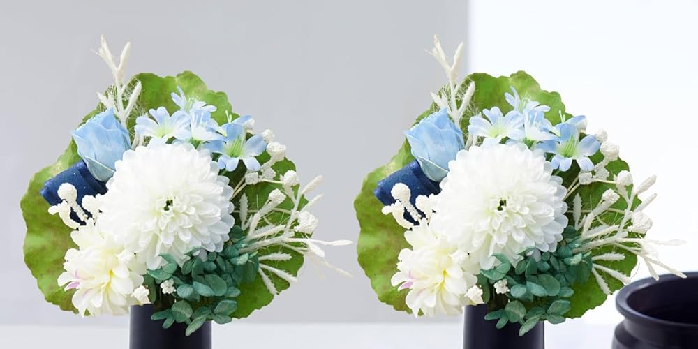 プリザーブドフラワーの仏花　一対　(花器なし) 楽天市場】プリザーブドフラワー 仏花 一対 花器なし 【対仕様