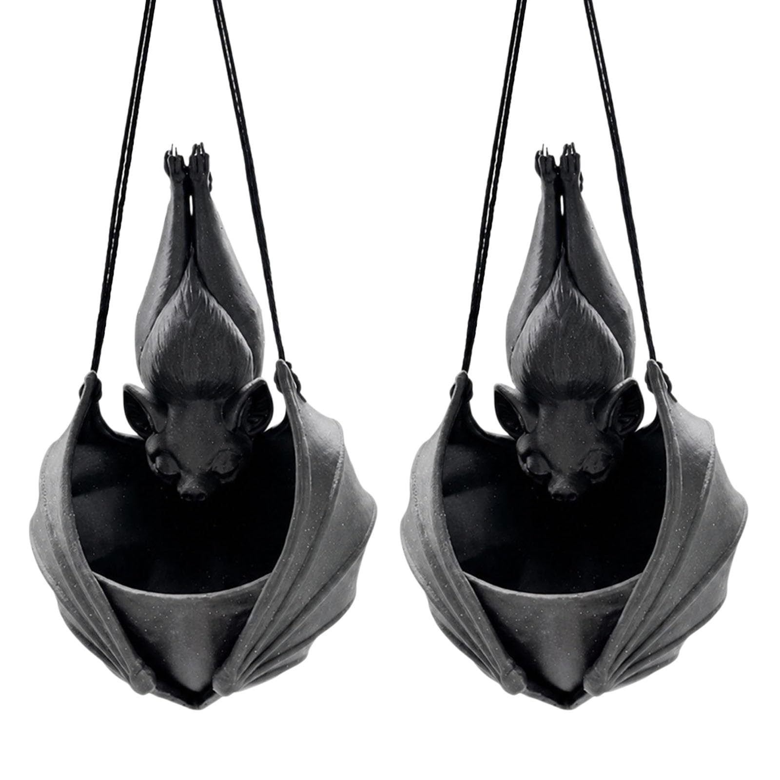 ​Hanging Resin Bat Flower Pot, Waterproof Gothic Plant Holder