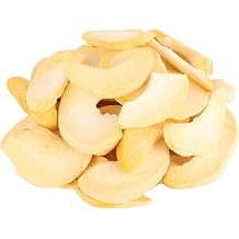 Whitejianpeak Freeze Dried Yellow Peaches Pieces, 4.58oz, No Sugar Added