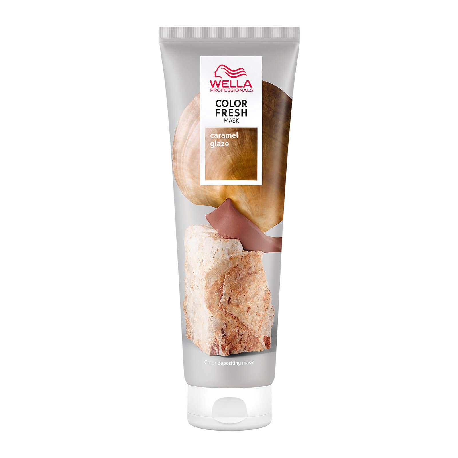 Wella Professionals Color Fresh Mask Temporary Color Refresh Treatment, Semi Permanent Hair Dye, Hair Gloss Treatment for Copper Hair, Caramel Glaze 150ml