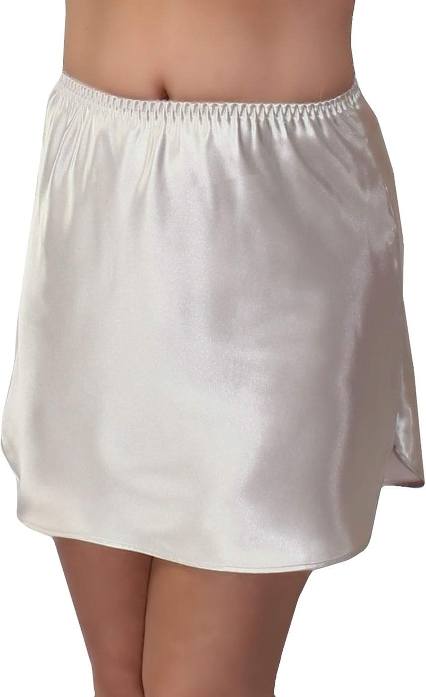 Shadowline Satin Essentials 15 Inch Half Slip (47091) at  Women’s Clothing store