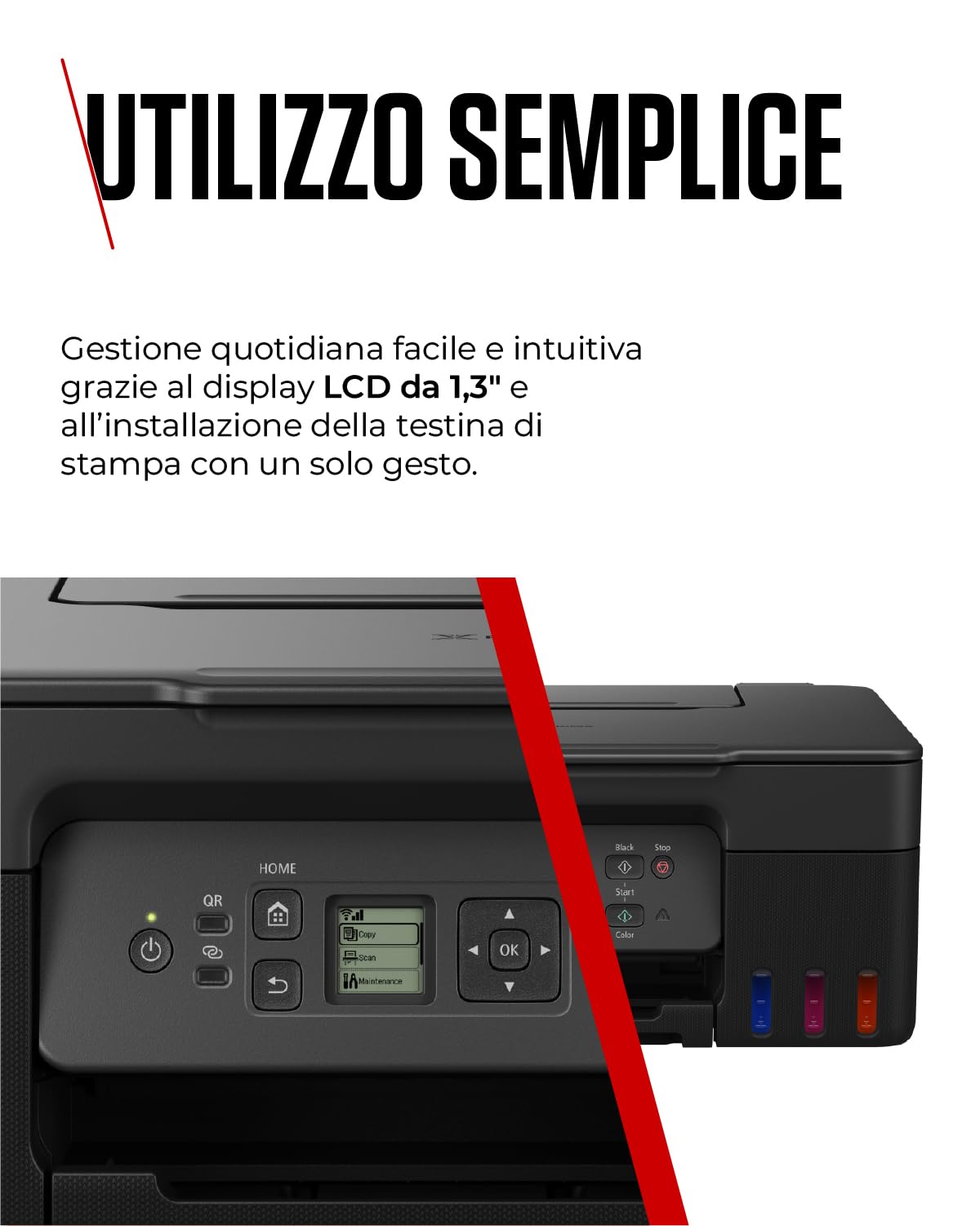 Canon Serie PIXMA G3570 - Stampante Multifunzione, Fotocopiatrice e Scanner MegaTank per la Casa | Connettività Wireless per Smartphone | Stampante Wifi per Uso Domestico