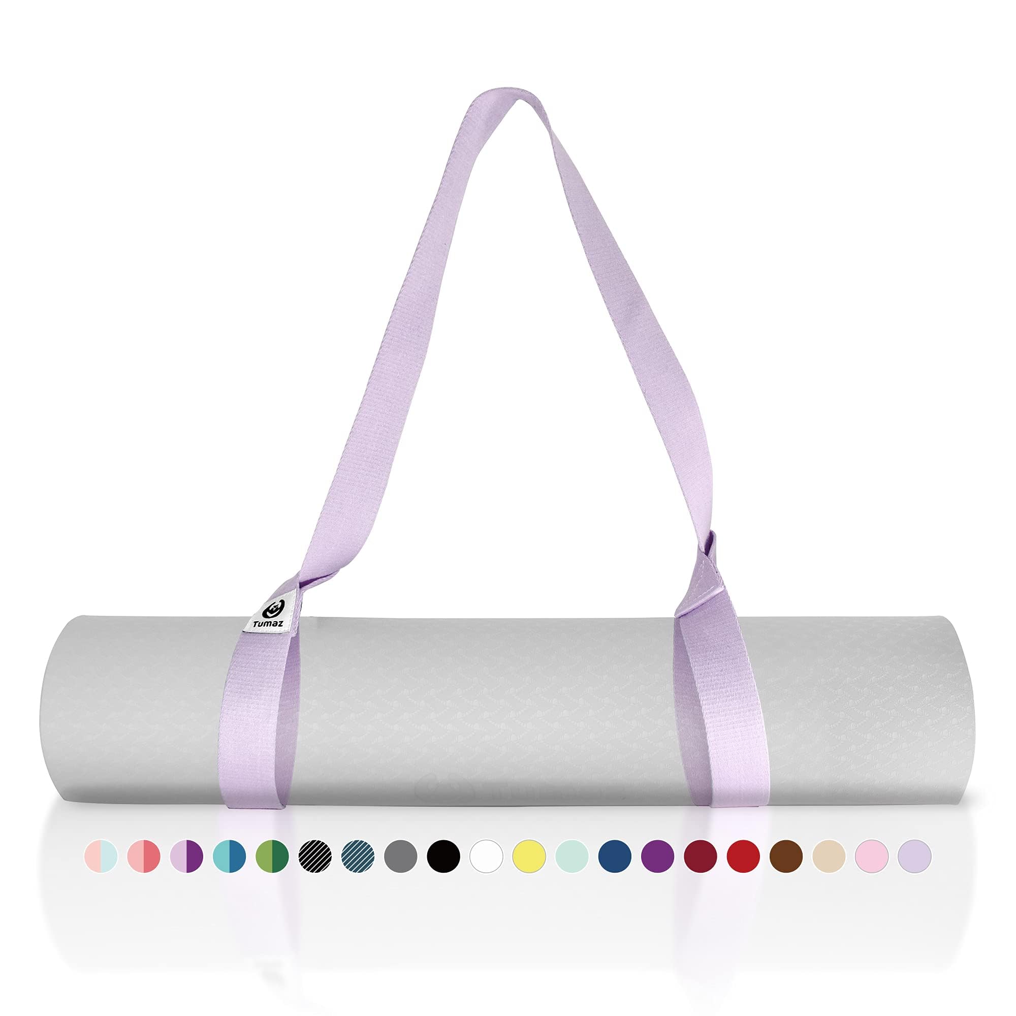 Tumaz Yoga Mat Strap, Adjustable Mat Carrier Sling & Stretching Strap with Thick, Durable Delicate Texture, 64" & 85" Inches, Multiple Color Choices [Mat NOT Included] (B07ZYWJ6QB) Amazon Price History, Amazon Price Tracker