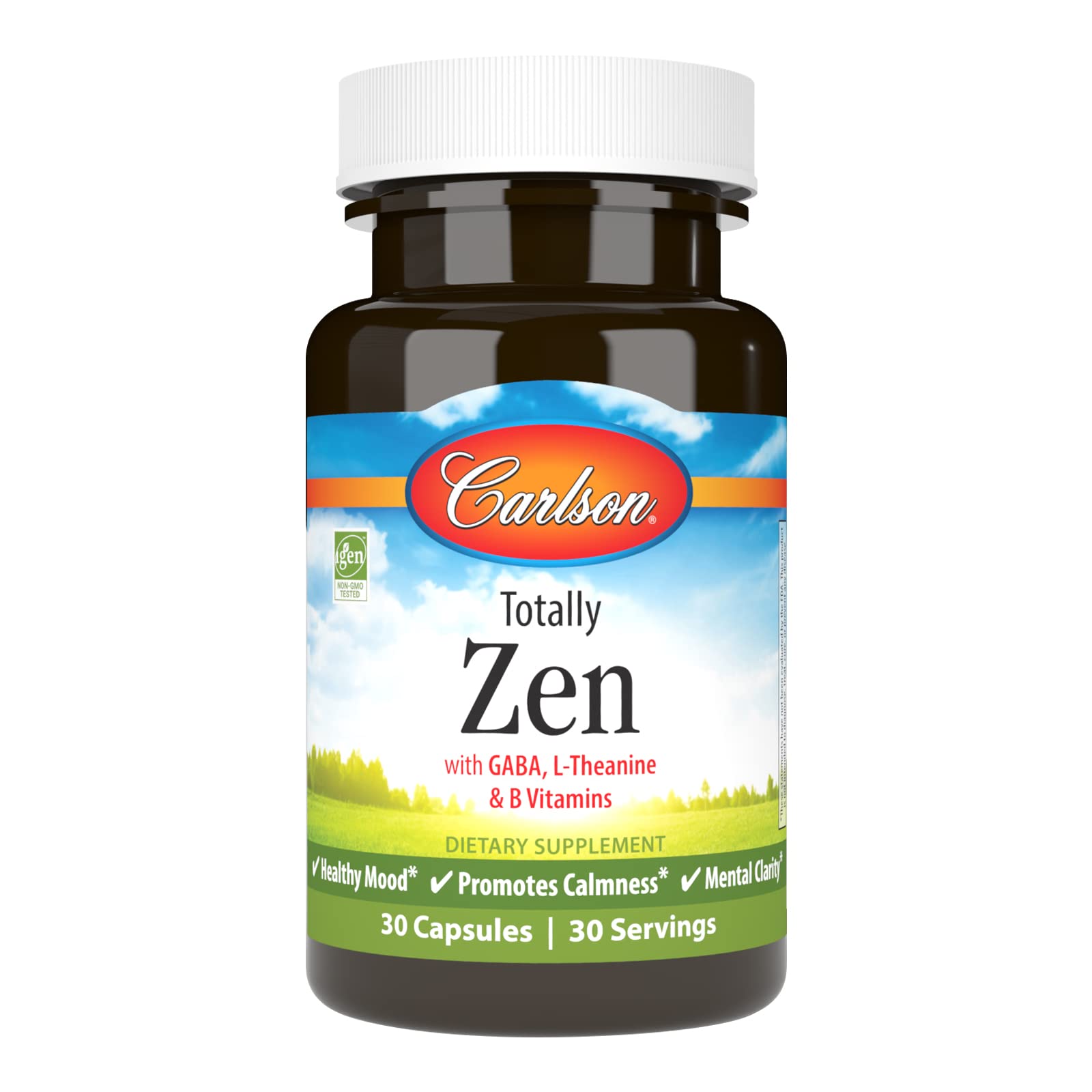 Amazon.com: Carlson - Totally Zen, GABA, L-Theanine & B Vitamins