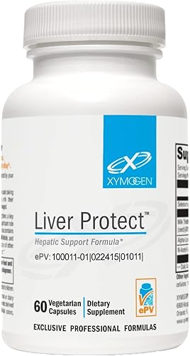 XYMOGEN Liver Protect - Apoya la salud hepática + producción de glutatión - Extracto de cardo mariano, ácido alfa lipoico ALA, N-acetil-L-cisteína,