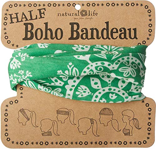 Natural Life Half Boho Bandeau Green