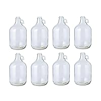 Vista 1 de Jarra de vidrio AGC con capacidad de 1 galón, Transparente, 8