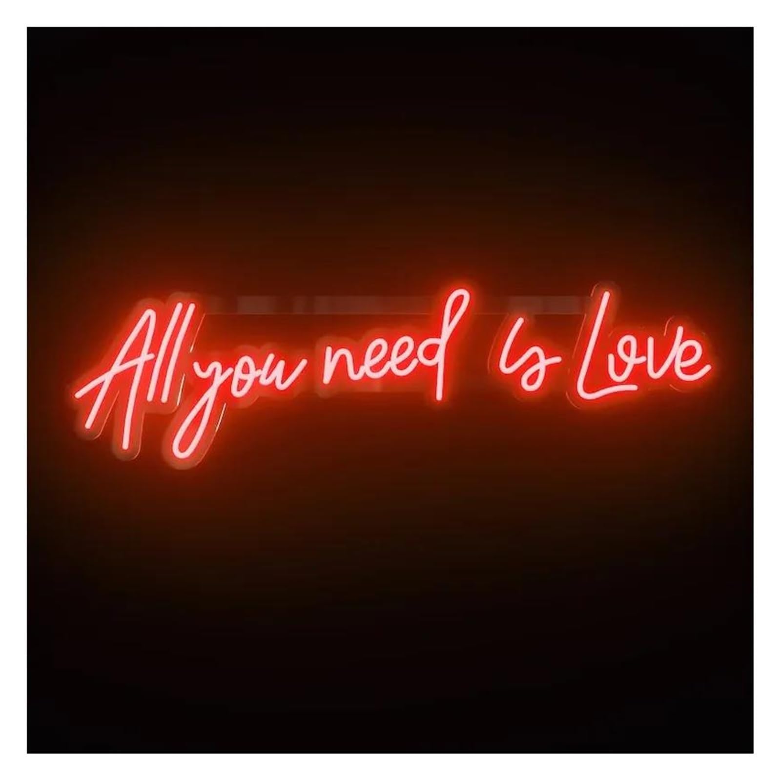 Shouxi C Sign Lamp All You Need Is Love Neon Sign Art Home For Wedding Bar Bachelor Party Bedroom Aestheti Wall Decor 56X16cm(C)