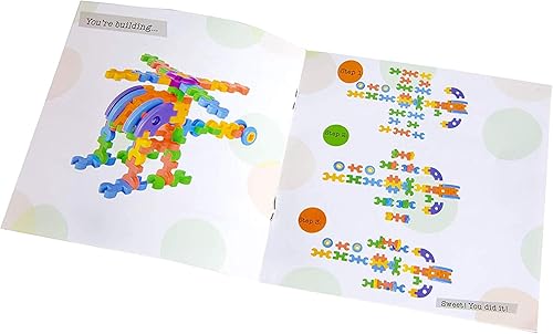 Miniatura 5 de Juego de ingeniería de aviones y automóviles (106 piezas) - Incluye bañera de almacenamiento y folleto de instrucciones - STEM y juguetes de
