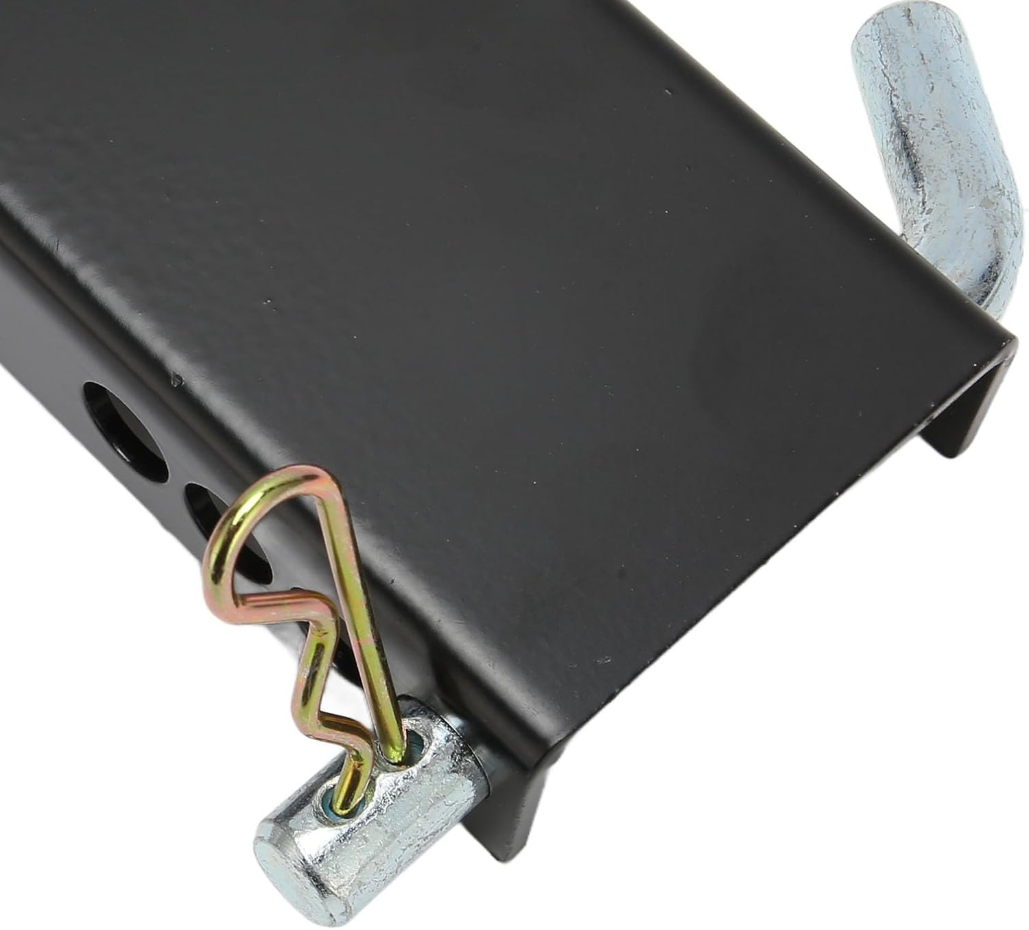 Trailer Stake Pocket D Ring, Steel Tie Down, 5400lbs Working Load Adjustable Height - Durable Powder Coated, Wide Hook Compatibility, Secure Load Management