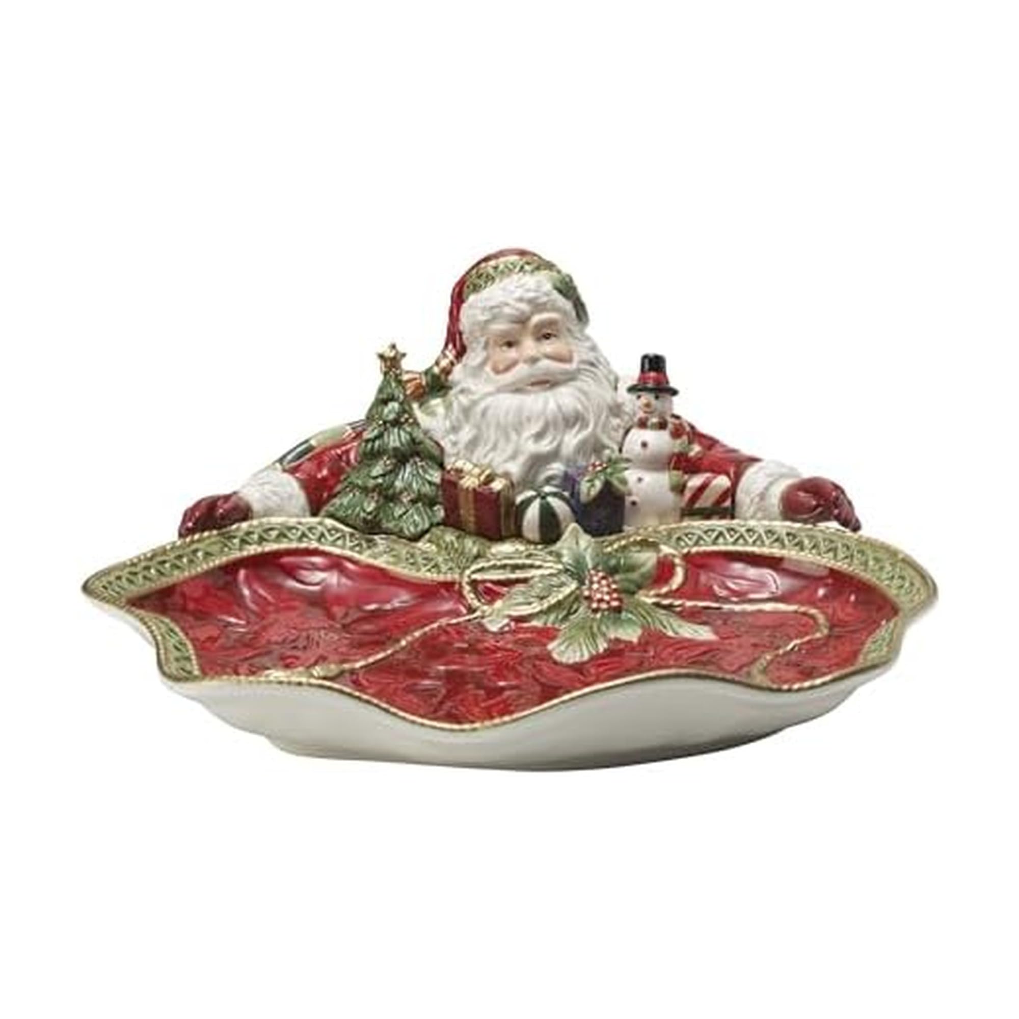 Amazon.com | Fitz and Floyd Holiday Home Santa Figural Serving