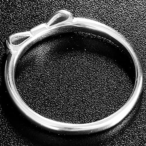 Jude Jewelers Stainless Steel Bowtie Bow Tie Knot Promise Statement Wedding Band Anniversary Promise Ring2