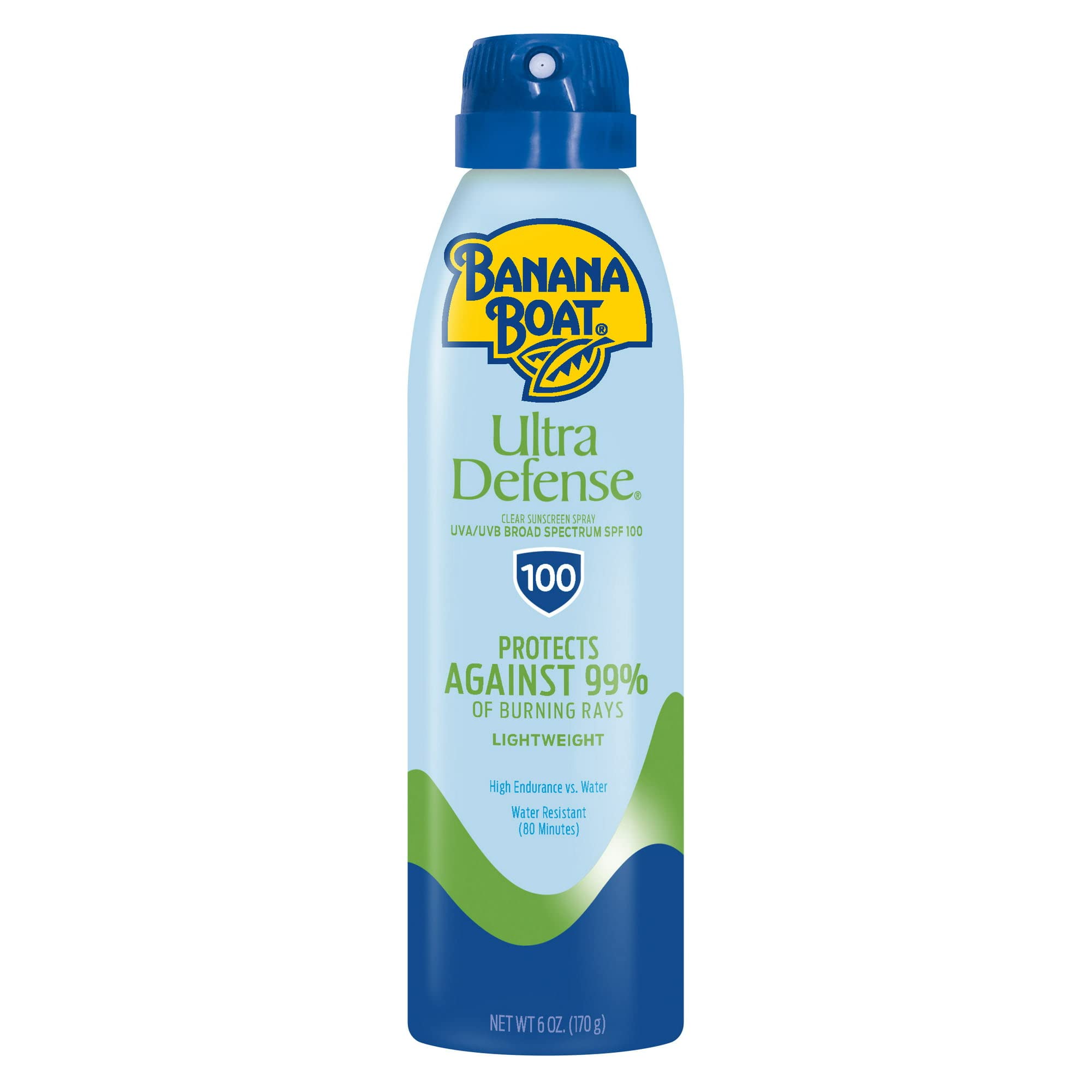 Ultra Defense Clear Sunscreen Spray SPF 100 6 oz