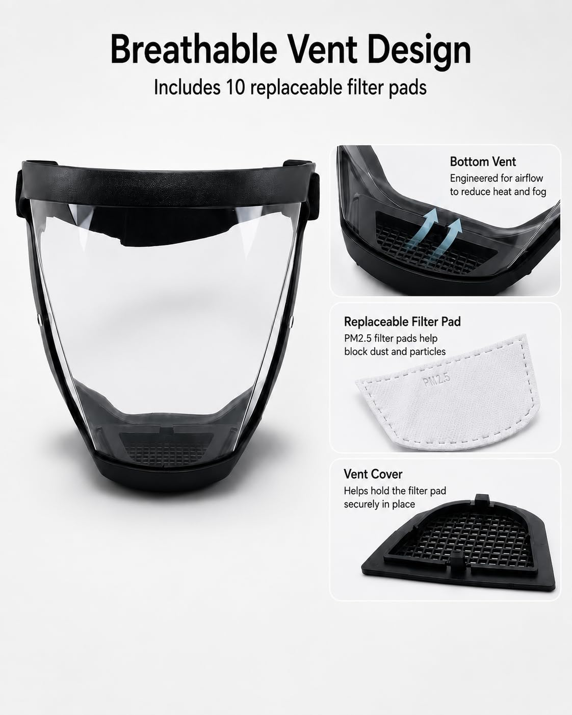 Full Face Shield 2 Pack - Protect Your Face! -5