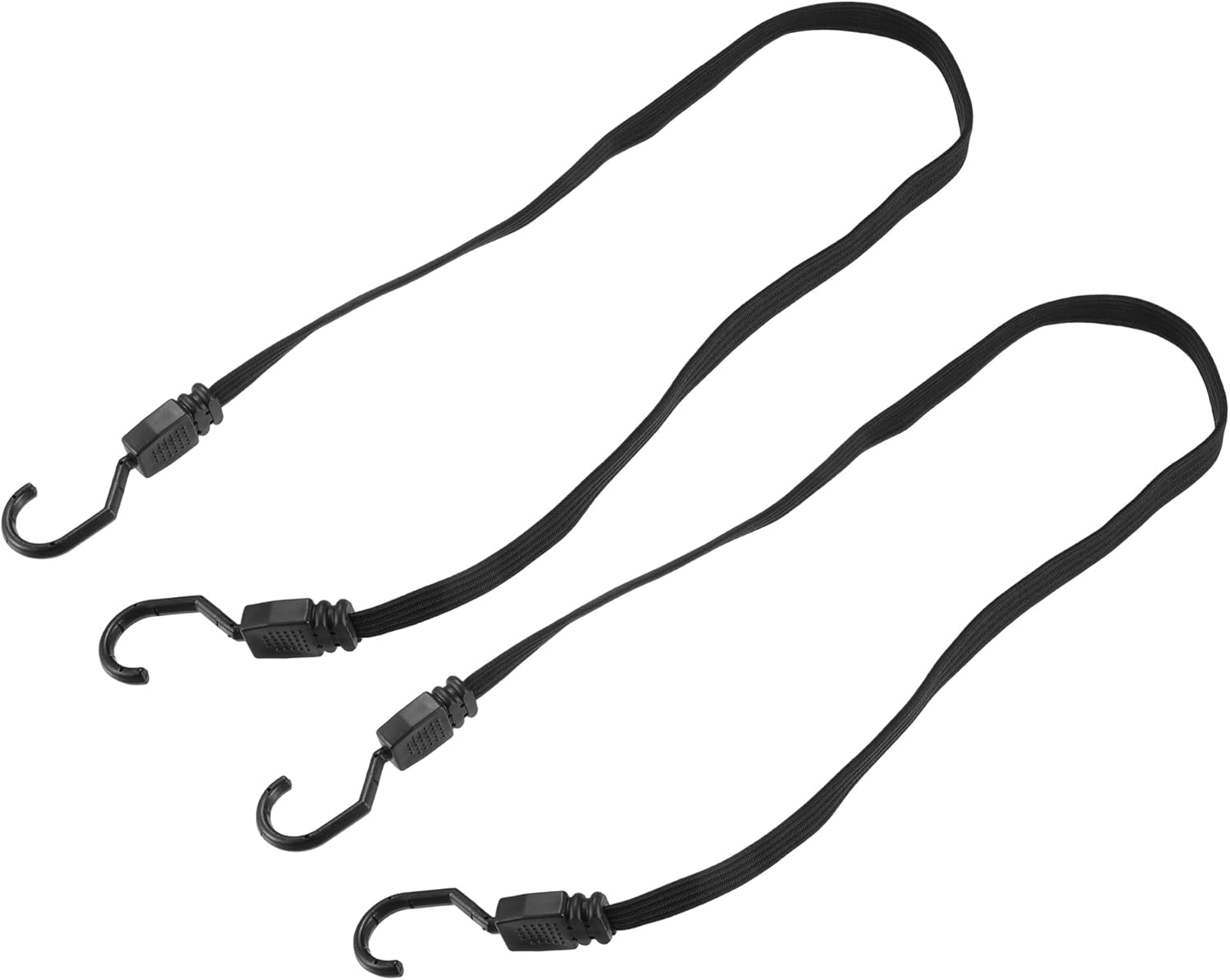 X AUTOHAUX 2 Pcs 39.37" Elastic Cargo Tie Down Straps Heavy