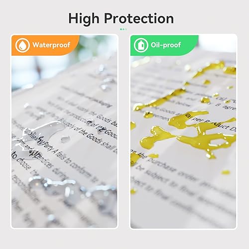 Miniatura 4 de Papel de impresora térmica A4 enrollado de 100 páginas para larga duración, carta de Estados Unidos de 8.5 x 11 pulgadas para impresora portátil A40