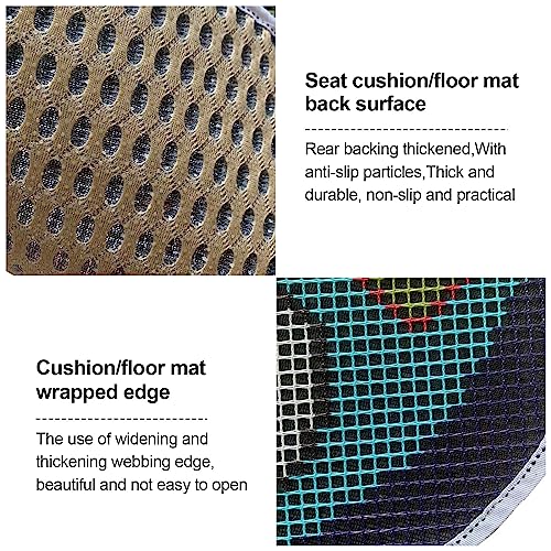 Image of kingsea Latch Hook Kit for Adults, DIY Crochet Yarn Rug with Pattern Printed Latch Hook Rug Kit for Teen, Latch Hook Kit for Beginners, Cat, 20 inch x 15 inch