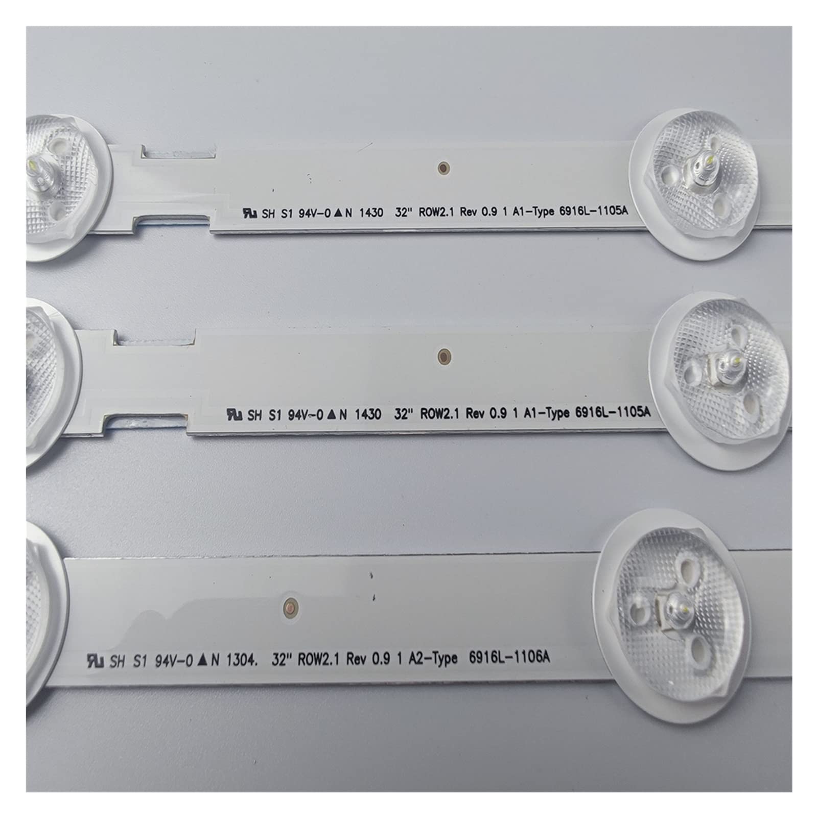LED Bande de rétroéclairage 7/8 Lampe adaptée for LG 32 '' TV 32LN520B LC320DXE 32LN540V 32LN541V 6916L-1399A 1400A 1437A 1438A 1204A 1426A