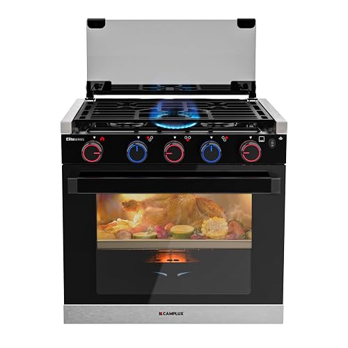 CAMPLUX Elite 21-Inch RV Stove Oven Combo
