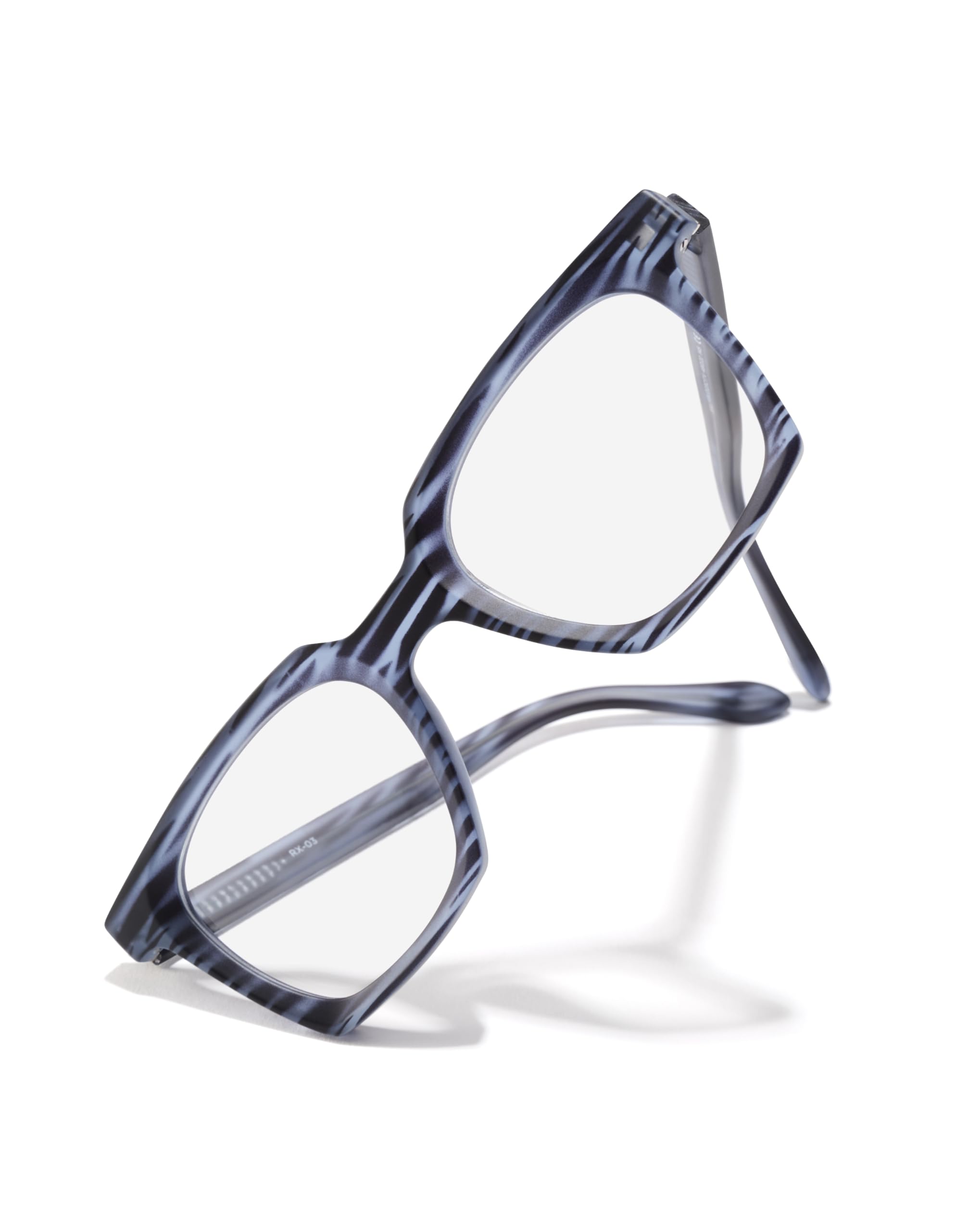 HAWKERS Brille mit Sehstärke für Herren und Damen optional mit Sonnenbrillentönung oder Blaulichtfilter, Quadratisch, gefertigt aus TR90 (inklusive Brillenetui)