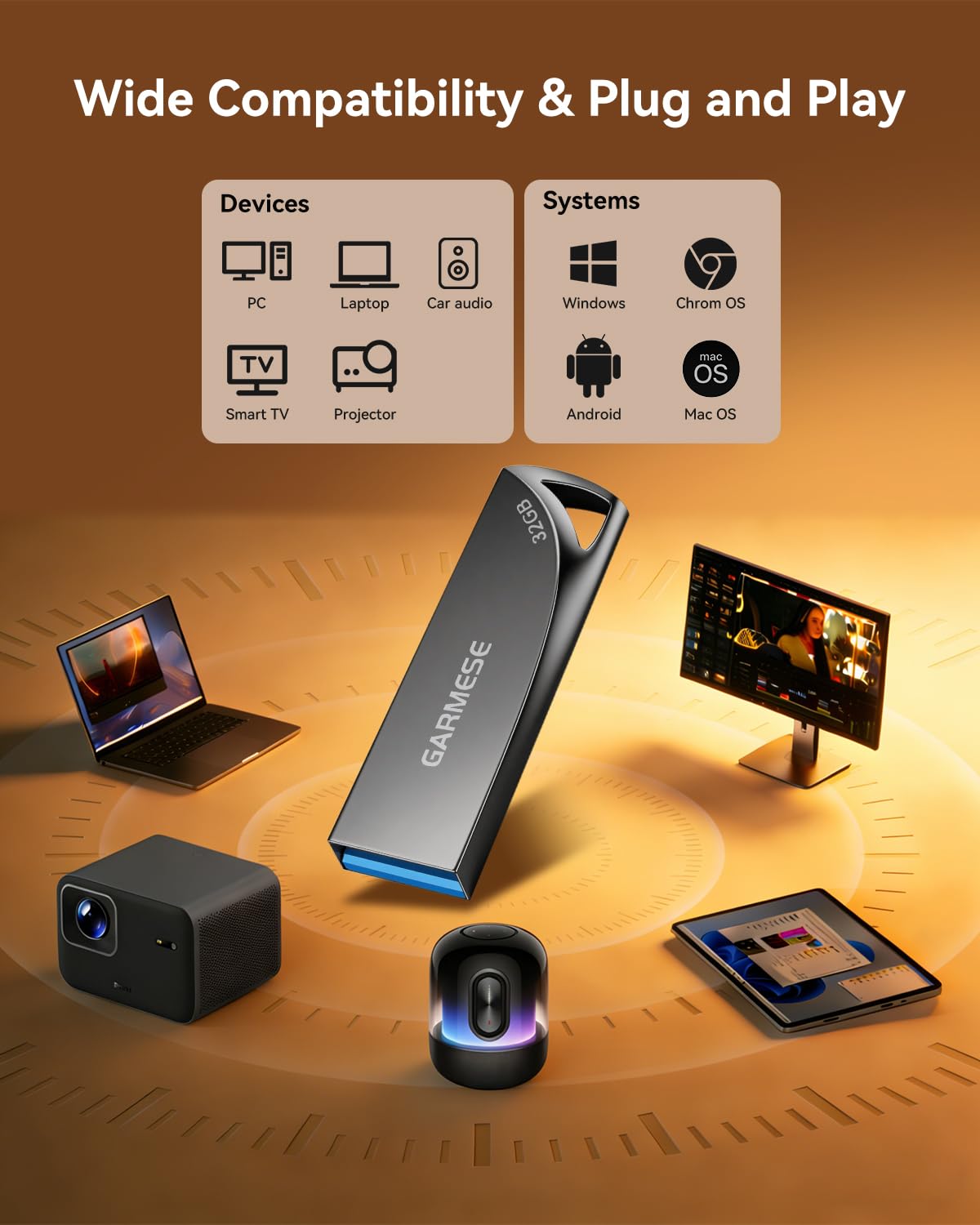 5 unidades flash USB 3.0 de 32 GB, memoria USB de metal impermeable, unidad de pulgar delgada portátil con agujero para llavero, elegante unidad de salto para computadora