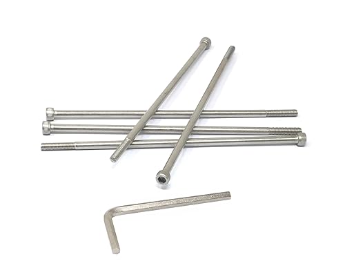 Miniatura 97 de iexcell 25 piezas M4 x 60/65/70/75/3.150 in paso de rosca 0.028 in acero inoxidable 304 cabeza hexagonal Tornillos Tornillos surtido Kit