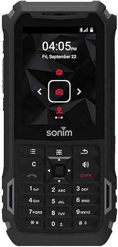 Sonim XP5s Dual-SIM XP5800 16GB 2.64" (solo GSM, sin CDMA) Desbloqueado de fábrica 4GLTE robusto teléfono celular (negro) - Versión internacional