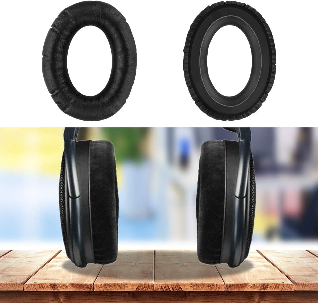 V-MOTA Protein Leather Ear Pads Compatible with Sennheiser hd525, hd535, HD545, hd565, hd580, HD600, hd650 HD58X HD6XX HE60Hearphones 1 Pair
