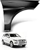 YHTAUTO Guardabarros Delantero Lado Pasajero Imprimado en Aluminio para Mercedes-Benz | Compatible con ML350 ML550 2012-2015, Fácil de Pintar, Lado Frontal Derecho 1