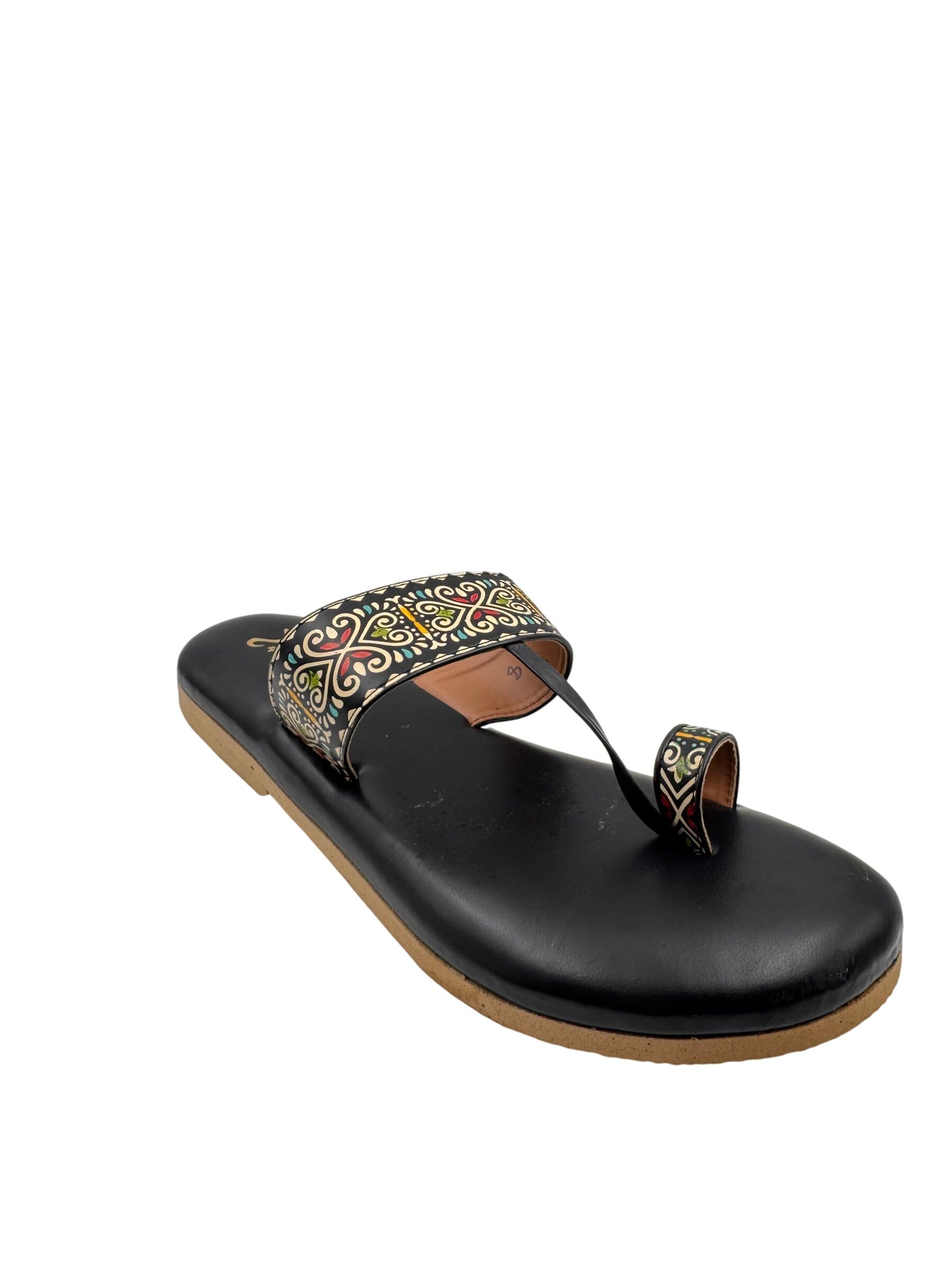 Orthopedic doctor soft footwear for female | Heel pain | antiskid sole | Plantar fasciitis | Extra soft | Flats-image-48