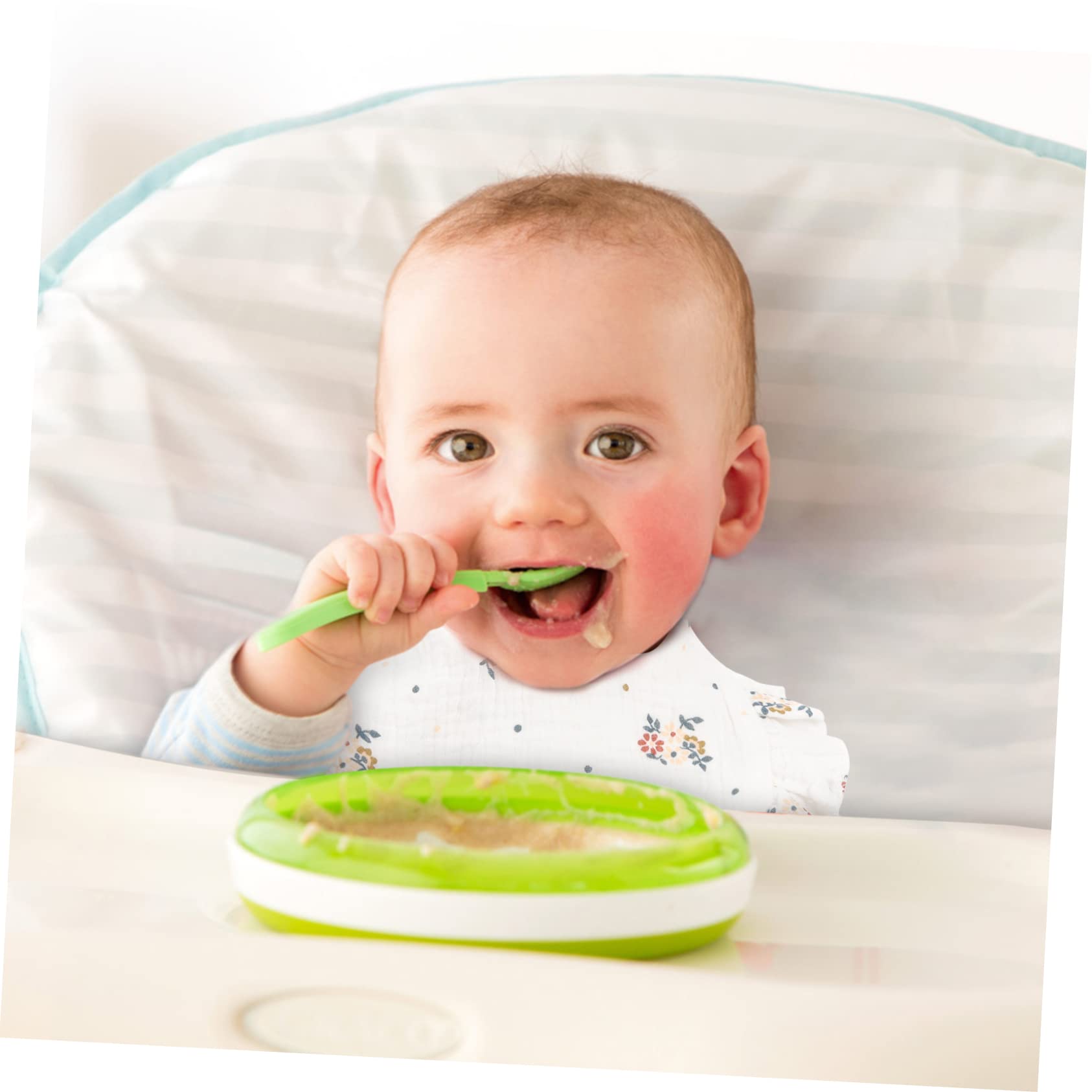 TOYANDONA 12stücke Teiliges Baumwoll-lätzchen Wiederverwendbare Sabberlätzchen Für Kleinkinder Multifunktionale Fütterungs Und Zahnungs-lätzchen Mit Knopfverschluss
